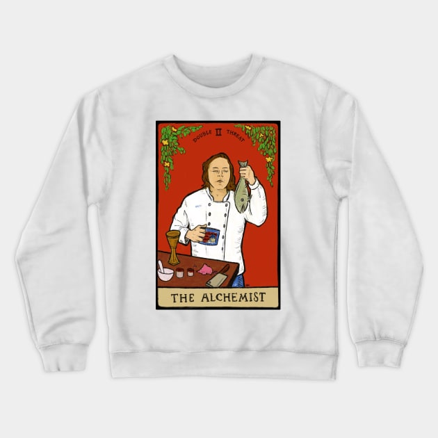 Alchemist Brett Crewneck Sweatshirt by DOUBLE THREAT